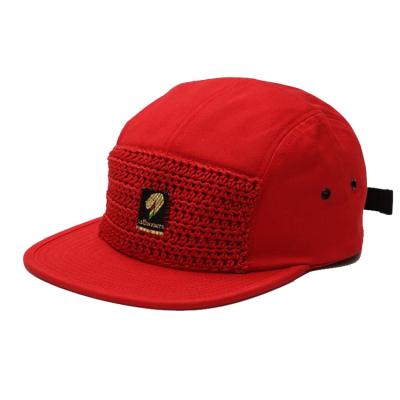 China JOINT Wholesale Cheap Flat Brim 5 Panel Custom 5 Panel Hat Caps for sale