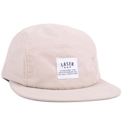 China COMMON Custom Unstructured Nylon 5 Panel Hat 5 Panel Hat Waterproof Camp Hat for sale