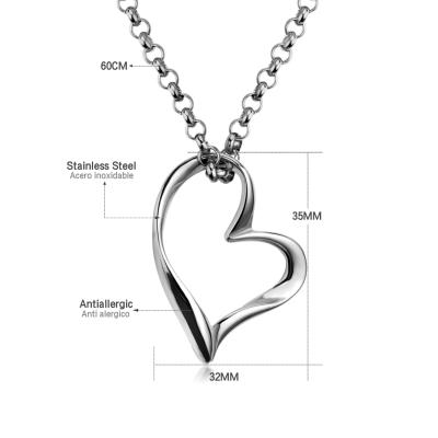 China High Quality Hot Sales Customized Personalized Name Necklace Gold Plated Heart Charm Layer Necklace for sale