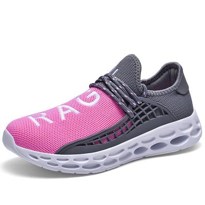 China Fashion\comfortable\durable\breathable\flexible newcomer women shoes 2020 super lightweight multiple colors men women human race sports shoes for sale