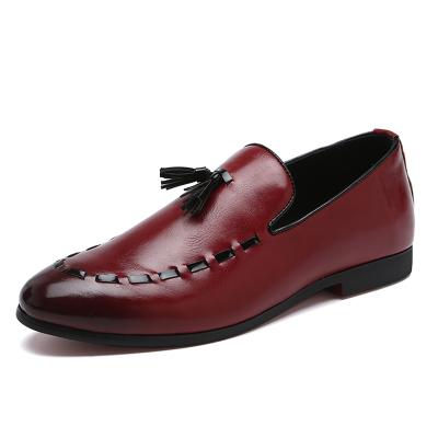 China Male Handmade Leather Formal Men PU Shoes Elegant Business Casual Dress Shoes Dual Strap Anti-Slippery Latest Fashion for sale