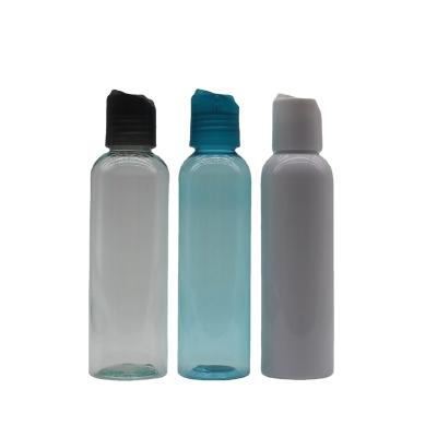 China Cosmetic 150ml Swing Cap Bottle Plastic Antibacterial Care Bottle 160ML Makeup Remover Set Liquid Bottle Can Be Extruded And Toned for sale