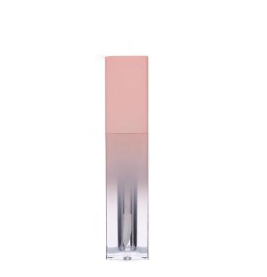 China Cosmetic square lip gloss tubes transparent liquid lipstick tubes package material 2ml lipbalm tube DIY lip color bottle for sale