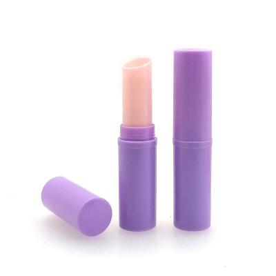 China Cosmetic lip balm hollow tube round flat mouth diagonal ACP tube lipstick containers and lipbalm packaging container for sale