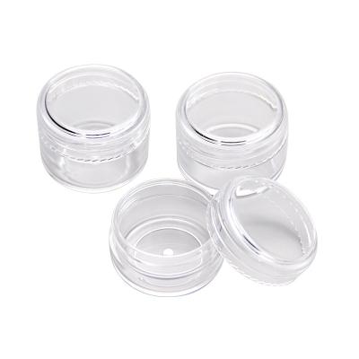 China Multiple capacity 3g 5g 10g 15g 20g 30g scam high-grade transparent plastic cosmetic cream bottle wholesale empty cosmetic picosecond for sale