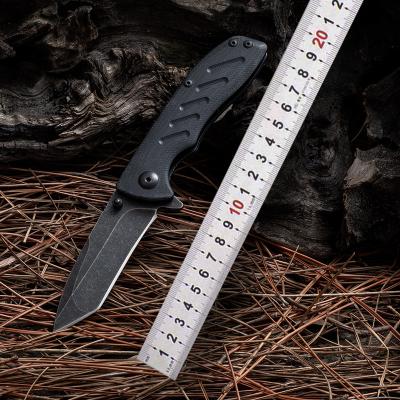 China Easy Carry 2022 New 7.5 Inch Blade Group of Ten Washed Handle Pocket Folding Knife For Outdoor Camping Fishing EDC for sale