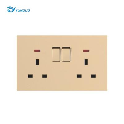 China Modern Strip 3 Pin Style Living Room Power Outlet Socket Lamp Lighter Inexpensive Wall Electrical Switch Socket for sale