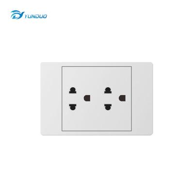 China Work Ultra Thin Wall 2 Strip 3 Pin Switch Large PC Panel Home Electrical Socket for sale