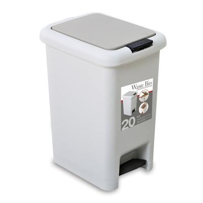 China OEM Pedal Bin Viable Plastic Waste Bin For Living Room Bedroom Office for sale