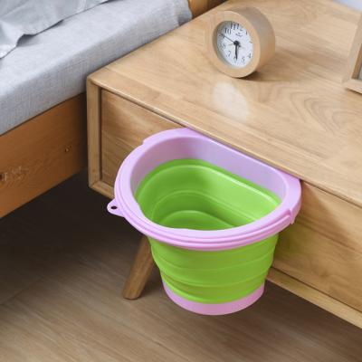 China Silicone Viable Portable Small Door Hanging Trash Can Garbage Bin For Kitchen Wall Hanging Tool Cabinet Door Without Lid for sale