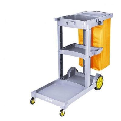 China Outdoor Reaidential Floor Hotel Room Parking Lot Housekeeping Hospital Cleaning Trolley,New Hous Plastic Grip Professional Made Cleaning Trolley For Hotels for sale