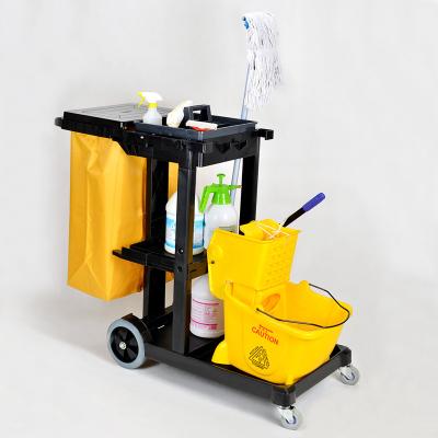 China Outdoor Professional Car Reaidential Mobile Home Housekeeping Hospital Reaidential Janitor Cleaning Carts, Residential Stabilized Power Carts For Floors for sale