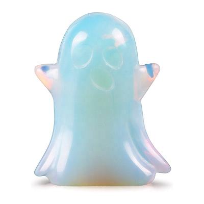 China Europe 2021 Hot Selling Quartz Crystal Carvings Animals Natural Opal Crystal Specter For Home Decoration for sale