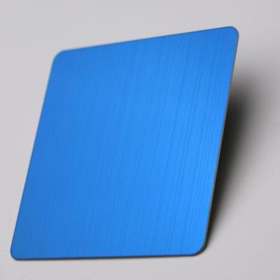 China Manufacturer 304 Widely Used Stainless Steel Blue Color Stainless Steel Plate Gem Steel Plate Color Stainless Steel Plate for sale