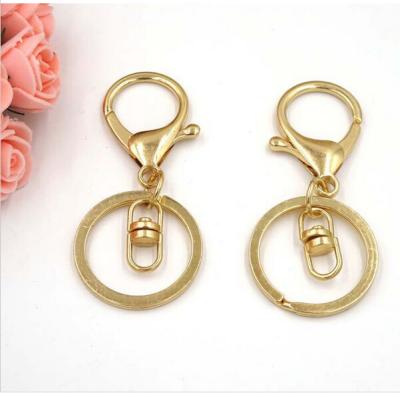 China Gold Key Chain Accessories Fashion Wholesale White Gold Color Metal Keychains Best Selling Accessories for sale