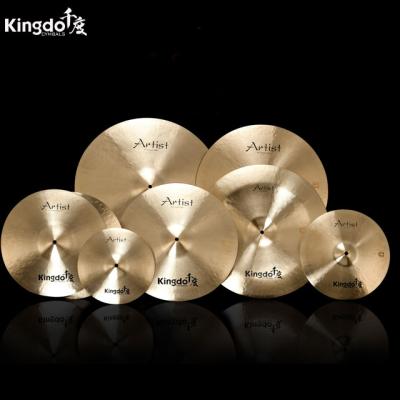 China Drumkit kingdo classic series professional 5 pieces drum set cymbals set handmade B20 cymbals set for sale