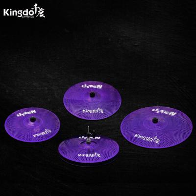 China Combine 5 pieces of sound bass cymbals set low volume cymbals tuned for practice for sale