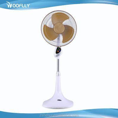 China Plastic 16 Inch Remote Control LCD Stand Pedestal Fan for sale