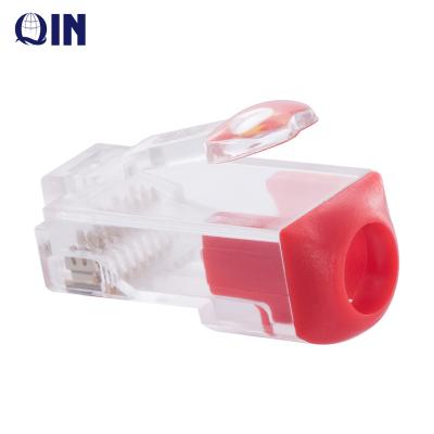 China Network cabling high performance new design RJ45 cat6 connector modular jack with insert UTP Cat6 8p8c ftp plug for all size cables for sale