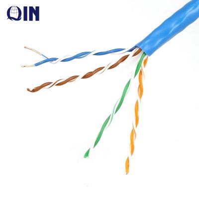 China Hot Selling PVC/LSZH Pure Copper Cat5e Cat6 UTP FTP Network Cable 305M/500M Per Spool for sale