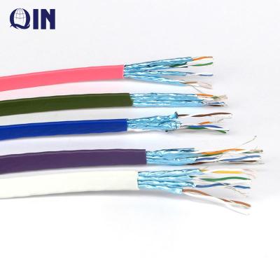 China Cat6 Cat 7 Network Cable 8 Cores Telecom Lan Cable CAT6/7 Flat Ethernet Cable Patch CABLE for sale