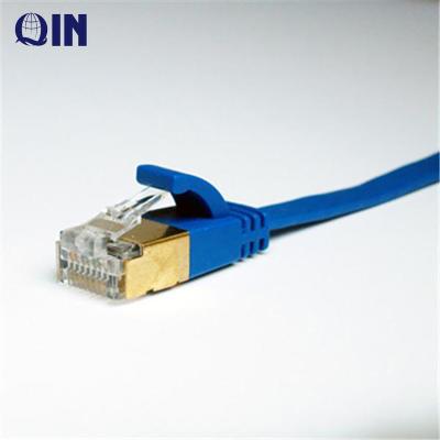 China Because/Copper Gold As Customers Demand 23/24awg Ethernet Network Patch Cord Manufacturer Cat 6a Cat5 Cat5a FTP High Speed ​​Flat Internet Lan Cable Utp Cat 6 for sale