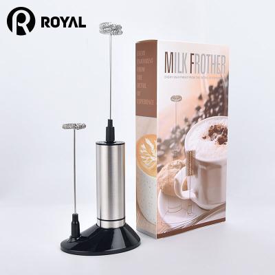 China Small New Color Box Battery Operated Automatic Coffee Milk Frother 304 Stainless Steel for sale