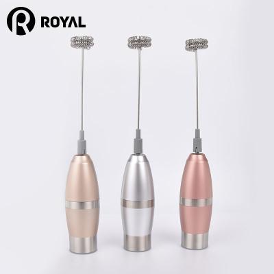 China 2021 New Products Sustainable Electric Milk Frother Plastic Handheld Milk Frother for sale