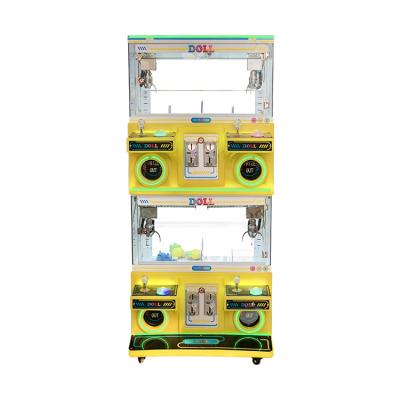 China mini claw machine coin operated arcade claw machine for large toys 775*580*1400mm for sale