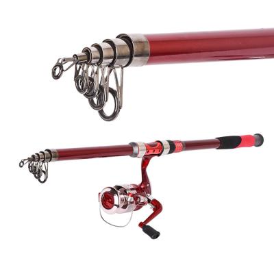 China Carbon casting rod carbon fiber solid fiberglass fishing rod winter fishing rod for sale