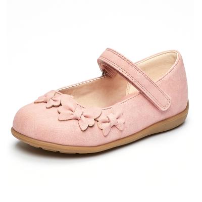 China New Arrivals Breathable 2021 Comfortable Wholesale Lightweight Pure Leather Children's Baby Flats For Girls Children's Sports Shoes for sale