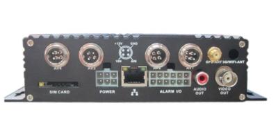 China H.264 High Profile 3G Mobile DVR GPS 4 Channel With Double SD for sale