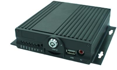 China SD GPS 4 Channel Mobile DVR Recorder With H.264 High Profile Compression for sale