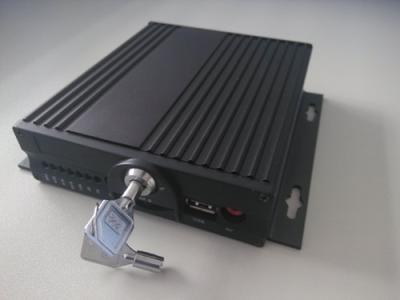 China Police Vehicles 4 Channel Mobile DVR SD Local Storage PTZ Control Bidrectional Talk for sale