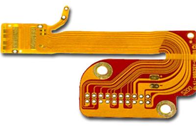 China Yellow Cover Film Flexible PCB Board Double Layer Ultra-thin Silkscreen Prototype for sale