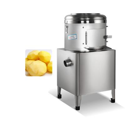 China Snack Factory Automatic Commercial Stainless Steel Peeling Machine Potato Cleaning and Peeling Machine for sale