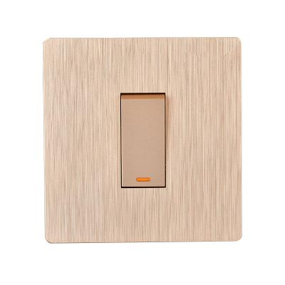 China Single Type Nepal Wall Hotel Room Light Switch 86 Size Electrical Outlet for sale