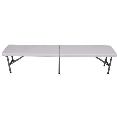 China Foldable Outdoor Foldable 6ft Table Outdoor Garden Bench / Banco for sale