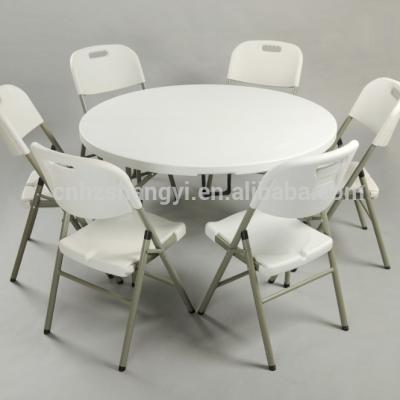 China HDPE Easy Carry Camping Parts Folding Round Table (SY-122ZY) for sale