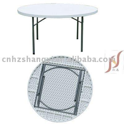 China 5ft Folding Easy Carry Round Table For Party Wedding Camping for sale