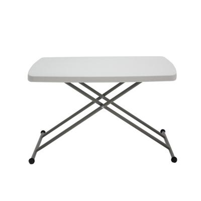 China Simple folding plastic cheap adjustable table student children reading table for sale