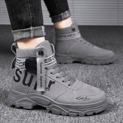 China Qznike 2022 PVC Winter Lace Up Motorcycle Martin Pu Leather Shoes Fluffy Casual Boots For Man for sale