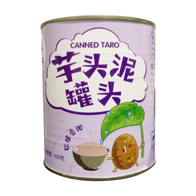 China Manufacturers Wholesale Pirate Black Taro Paste Canned 900g for sale