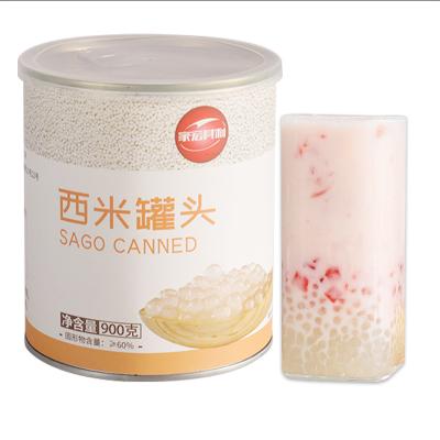 China Ready-to-eat white cassava pearl dessert bubble tea ingredients small round for sale