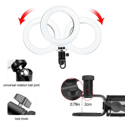 China Mini Selfie Ring Light for PC Laptop Video Conferencing Live Streaming YouTube Video TikTok Laptop Camera Light for sale