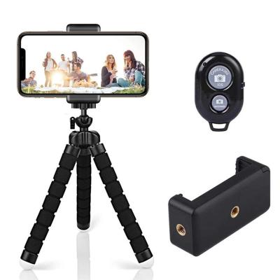 China Adjustable Flexible Phone Tripod with Wireless Remote, Mini Tripod Stand for Cameras / GoPros / Mobile Devices for sale