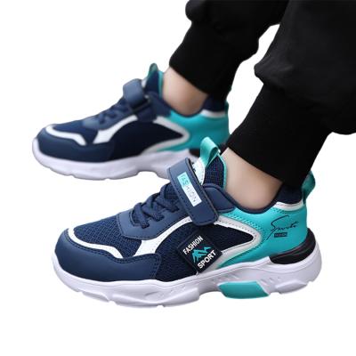 China Wholesale Fashionable Shoe Blue Sports Boy's Soft Sole Children School 2021 Style Walking Shoes for sale