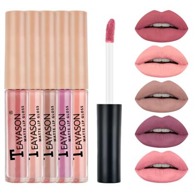 China Hot Sale Waterproof Create Creamy Matte Liquid Lipstick Private Label Cosmetics Kissproof Lipstick Wholesale for sale