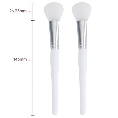 China Angular Blush Custom Logo Cosmetic Brushes Facial Face Mask Brush For Makeup Tools for sale