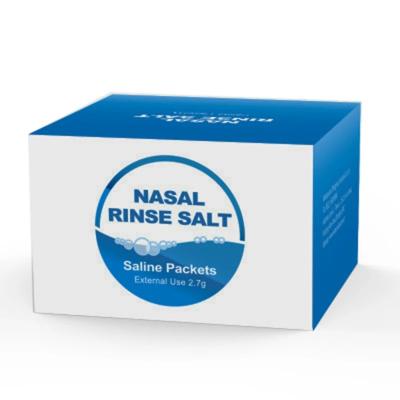 China Home Wholesale Waterpulse Nasal Salt For Neti Pots Rinse Saline Packets For Nose Cleaner Nasal Irrigation for sale